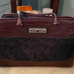 Used Brighton Black/Brown travel bag.